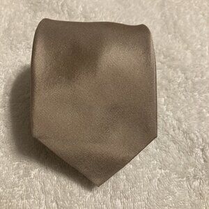 Michael Kors Solid Gold Silk Men’s NeckTie Tie